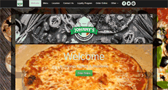 Desktop Screenshot of johnnyspizzeriaristorante.com